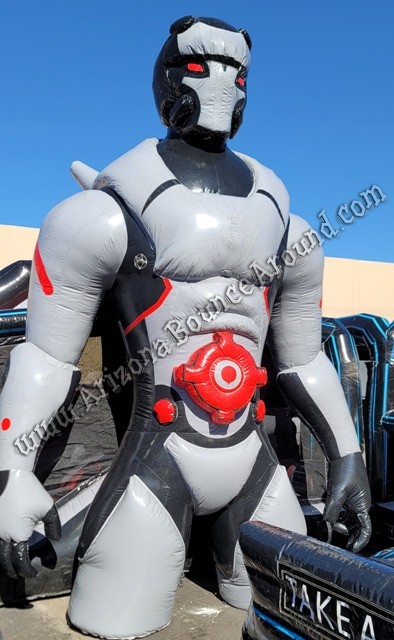 Robot Themed Inflatable Obstacle Course Rental Phoenix AZ